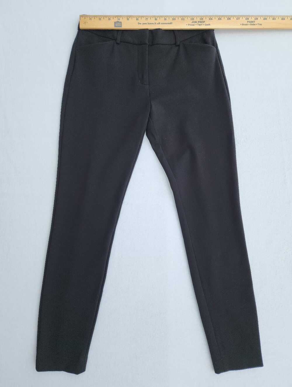 Express Editor Skinny Ankle Pants Black Stretch Mid Rise Career 8R - Picture 2 of 7